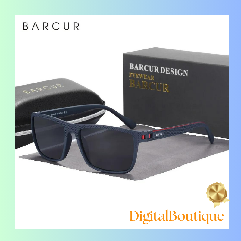 BARCUR - Óculos de Sol com Lentes Polarizadas e Proteção UV400