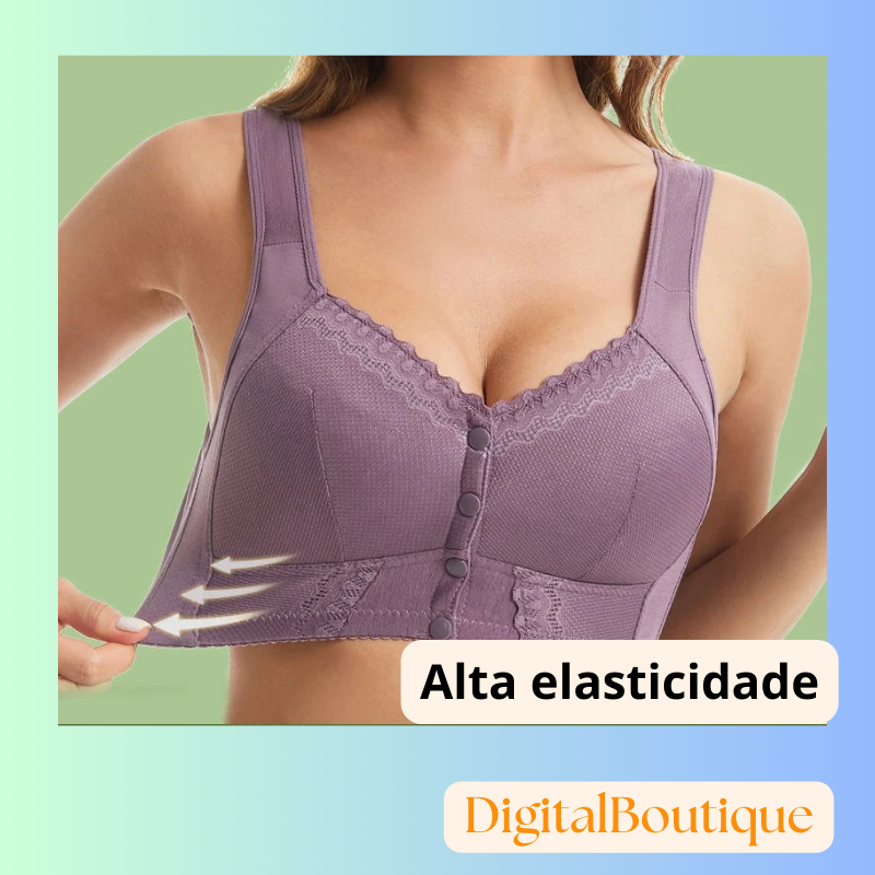 Sutiã respirável com fecho frontal (COMPRE MAIS PAGUE MENOS!)